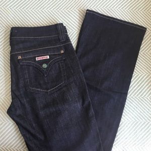 HUDSON Signature Bootcut Flare Dark Wash Jeans